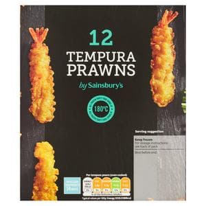Sainsbury's Tempura Prawns x12 156g