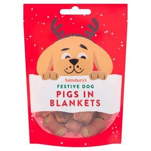 Sainsbury's 125g Pigs in Blankets Festive Dog Treats