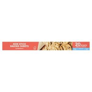 Sainsbury's Non Stick Baking Paper Sheets x20