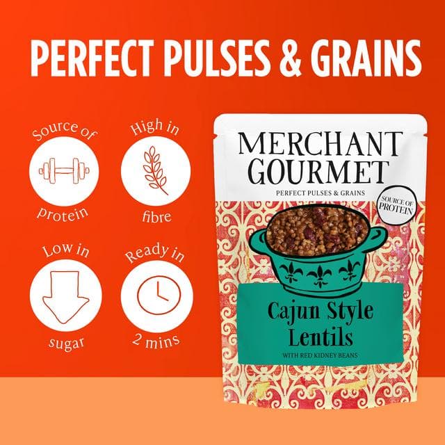 Merchant Gourmet Spicy Cajun Style Lentils & Red Kidney Beans 250g - gallery image 3