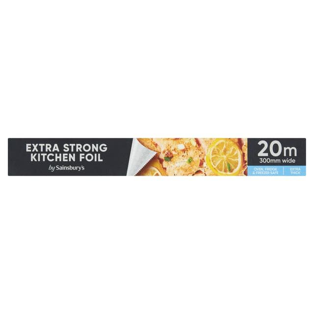 Sainsbury's Extra Strong Kitchen Foil 300mmx20m - gallery image 1