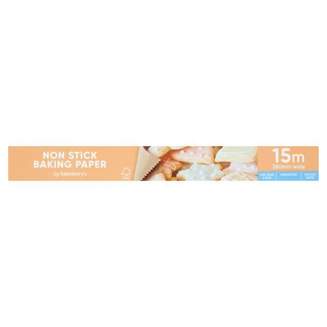Sainsbury's Non Stick Baking Paper - gallery image 1