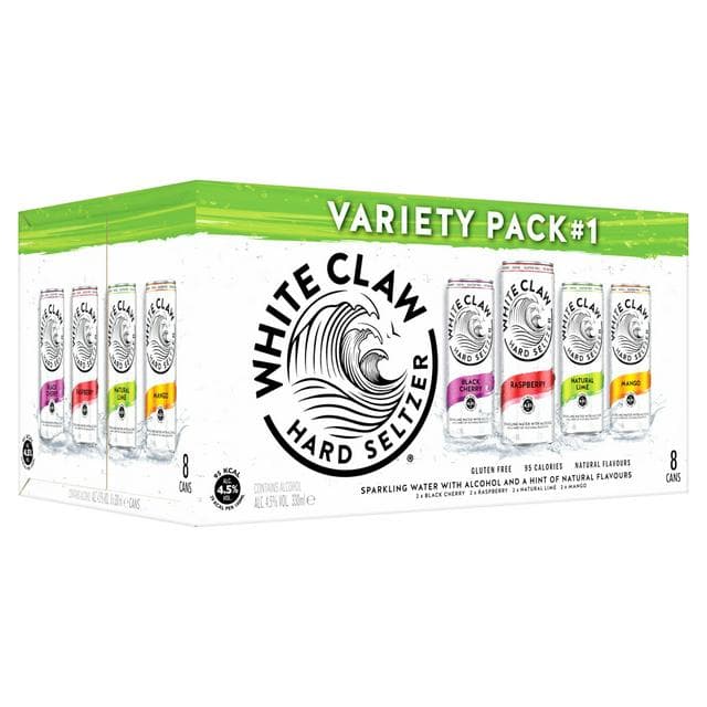 White Claw Hard Seltzer Variety Pack 8x330ml - gallery image 1