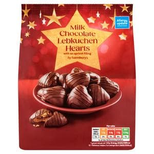 Sainsbury's 250g Milk Chocolate Lebkuchen Hearts