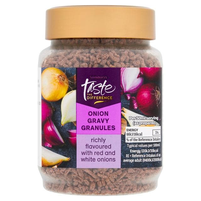 Sainsbury's Onion Gravy Granules, Taste the Difference 200g - gallery image 1