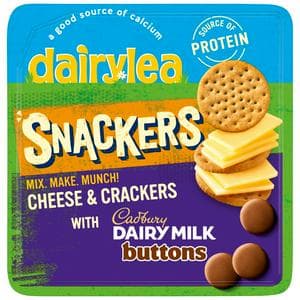 Dairylea Snackers 64.2g Cheese & Crackers with Cadbury Dairy Milk Buttons
