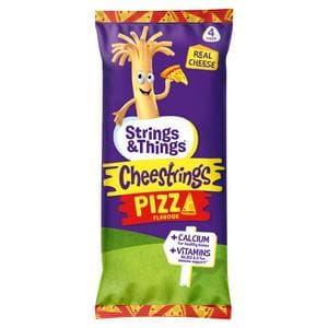 Strings & Things Cheestrings Pizza Flavour 4x20g