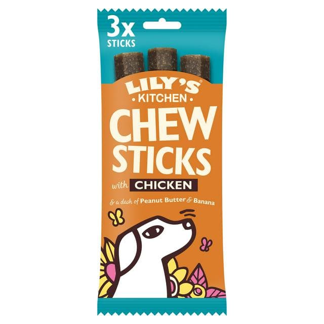 Lily's Kitchen Chew Sticks with Chicken Dog Treat 120g - gallery image 1