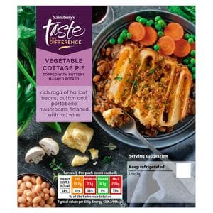 Sainbury's Vegetable Cottage Pie, Taste the Difference (Serves 1) 400g