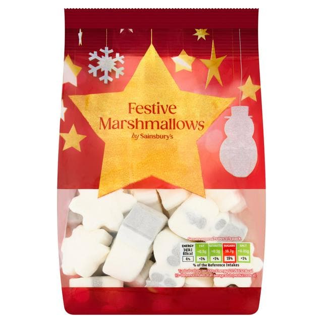 Sainsbury's 130g Festive Marshmallows - gallery image 1