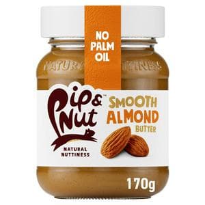 Pip & Nut Smooth Almond Butter 170g