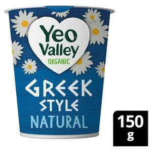 Yeo Valley Organic Greek Style Natural Yogurt 150g