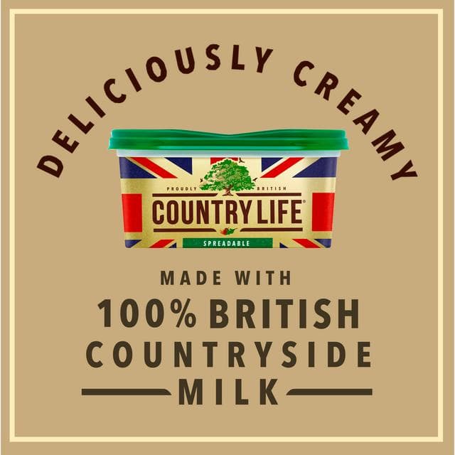 Country Life Spreadable Blend of Butter & Rapeseed Oil Spread 750g - gallery image 2
