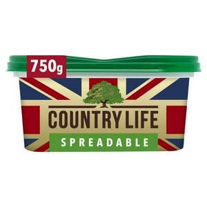 Country Life Spreadable Blend of Butter & Rapeseed Oil Spread 750g