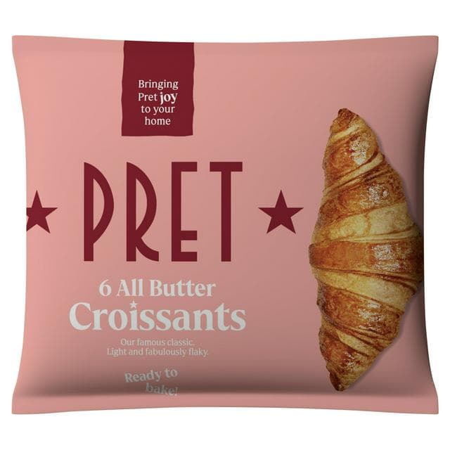 Pret All Butter Croissants x6 330g - gallery image 1