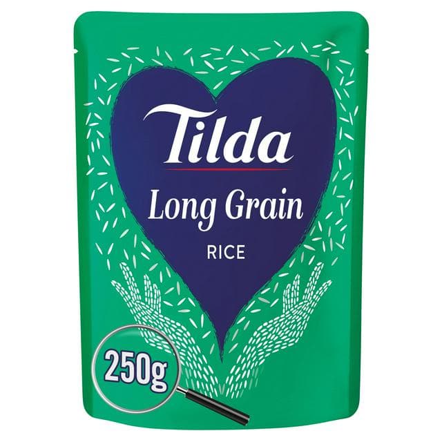 Tilda Microwave Long Grain Rice 250g - gallery image 1