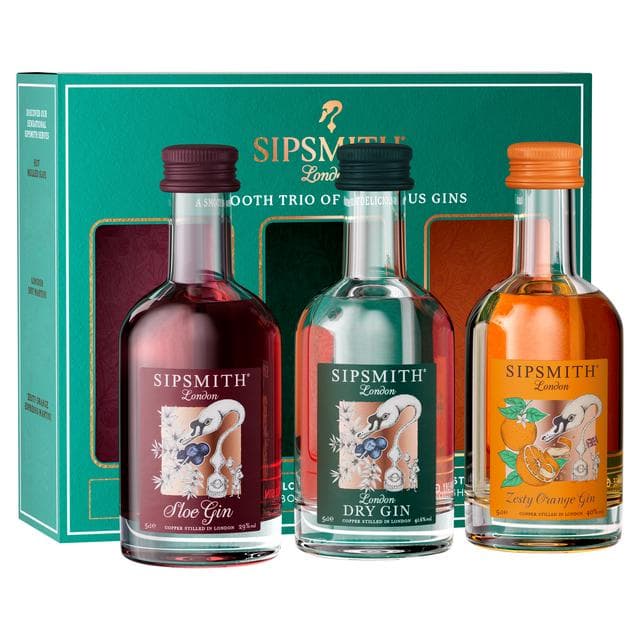 Sipsmith London Mini Trio of Gins Gift Set - gallery image 2