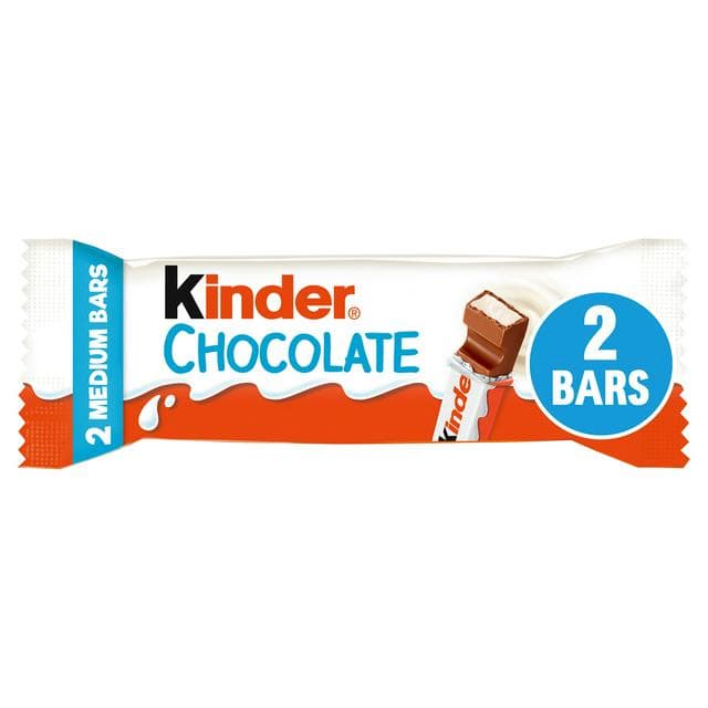Kinder Medium Chocolate Multipack Bars 2x21g - gallery image 1