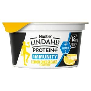 Lindahls 150g Protein + Immunity Lemon Flavour Yoghurt