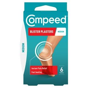 ompeed 6 x Medium Size Hydrocolloid Foot Treatment Heal Fast Blister Plasters