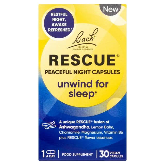 Bach Rescue Peaceful Night Vegan Capsules x30 - gallery image 1