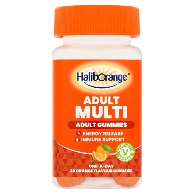 Haliborange Adult Multi Orange Flavour On-a-Day Adult Gummies x30 - gallery image 1