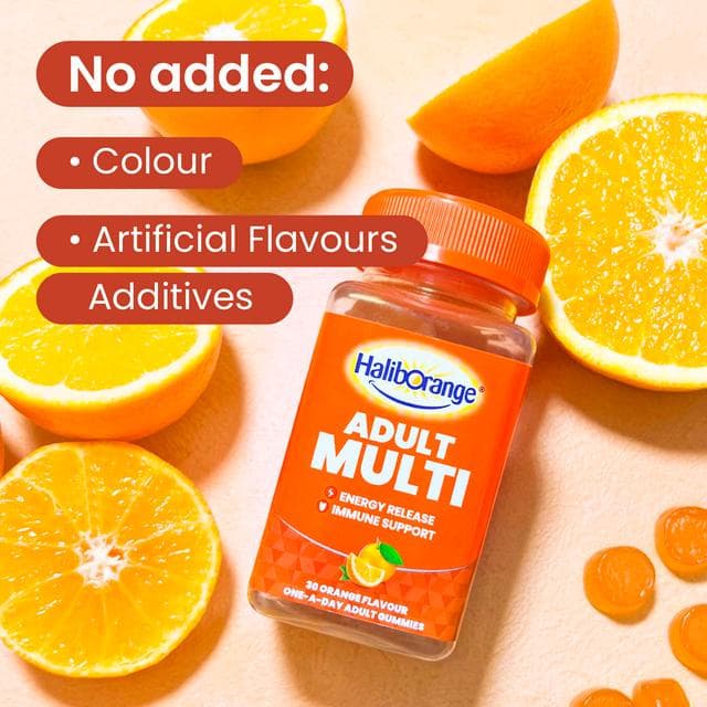 Haliborange Adult Multi Orange Flavour On-a-Day Adult Gummies x30 - gallery image 5