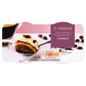 Sainsbury's Tiramisù Desserts x2 85g