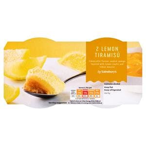 Sainsbury's 2 x Lemon Tiramisù 92g
