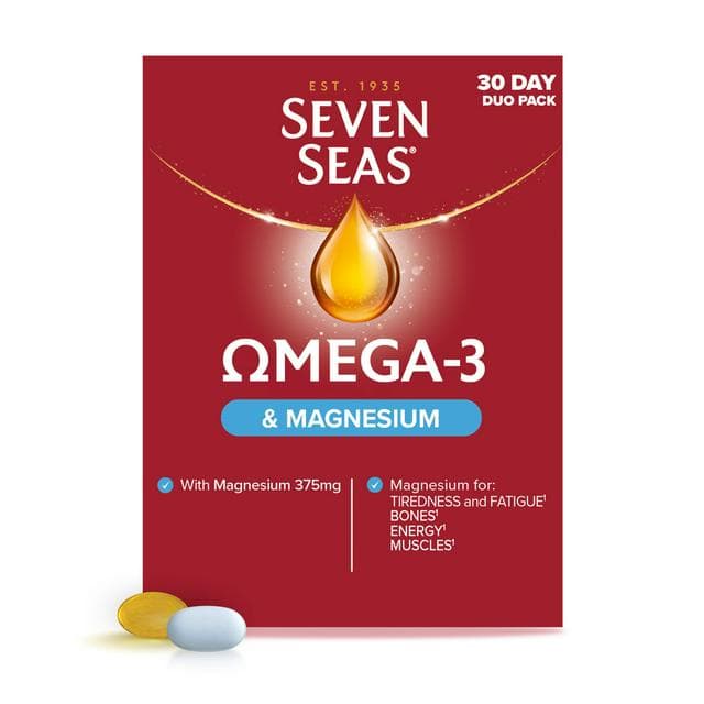 Seven Seas Omega-3 Fish Oil & Magnesium - gallery image 1