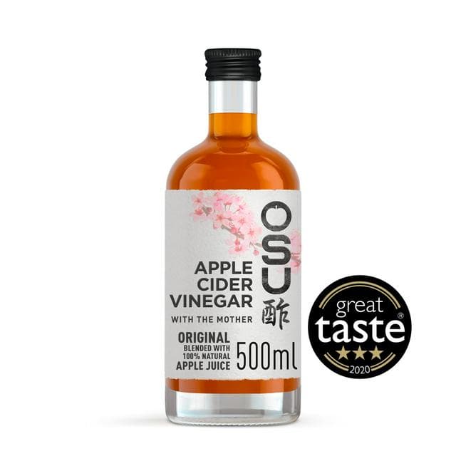 OSU Raw Apple Cider Vinegar with The Mother Apple Juice Blend 500ml - gallery image 1
