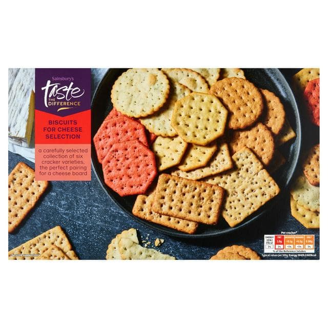 Sainsbury's Biscuits for Cheese, Taste the Difference 250g - gallery image 1