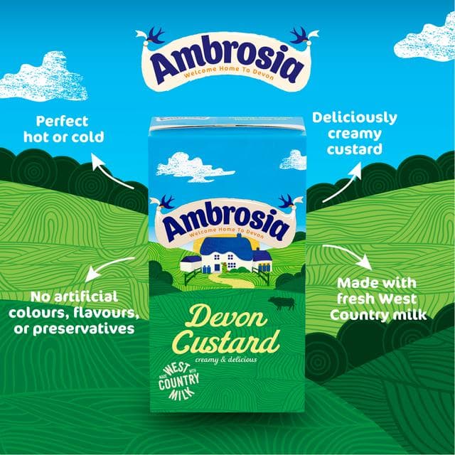 Ambrosia Devon 1kg Custard Carton - gallery image 3