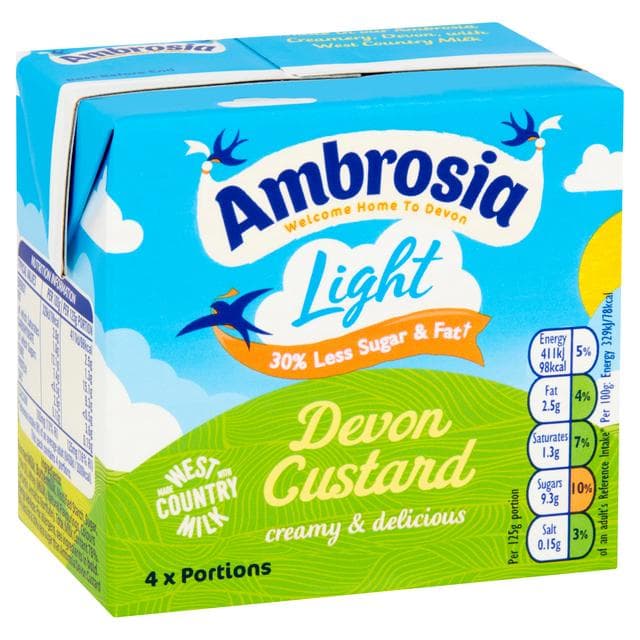 Ambrosia Light 500g Low Fat & Reduced Sugar Custard Dessert Carton - gallery image 4