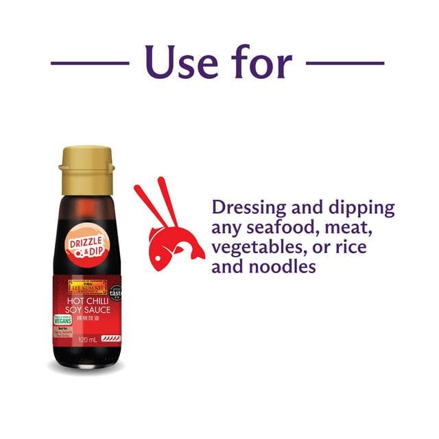 Lee Kum Kee Hot Chilli Soy Sauce 120ml - gallery image 2