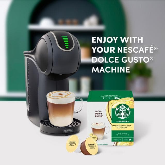 Starbucks by Nescafé Dolce Gusto 12 x Madagascar Vanilla Macchiato Coffee Pods (6 Servings) - gallery image 2