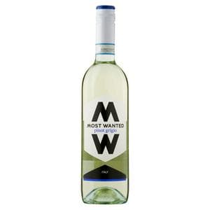 Most Wanted Pinot Grigio White Wine 75cl