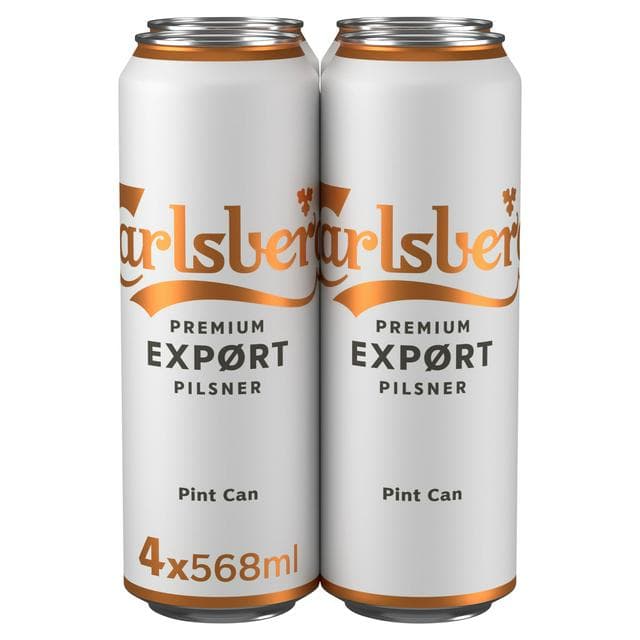 Carlsberg Export Lager Beer 4x568ml - gallery image 1