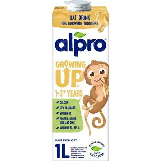 Alpro Oat Growing Up Long Life Dairy Alternative Toddler Drink 1+ Years 1L - gallery image 1