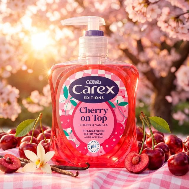 Carex 250ml Editions Cherry on Top Antibacterial Hand Wash - gallery image 2
