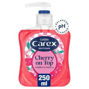 Carex Editions 250ml Cherry on Top Cherry & Vanilla Antibacterial Hand Wash