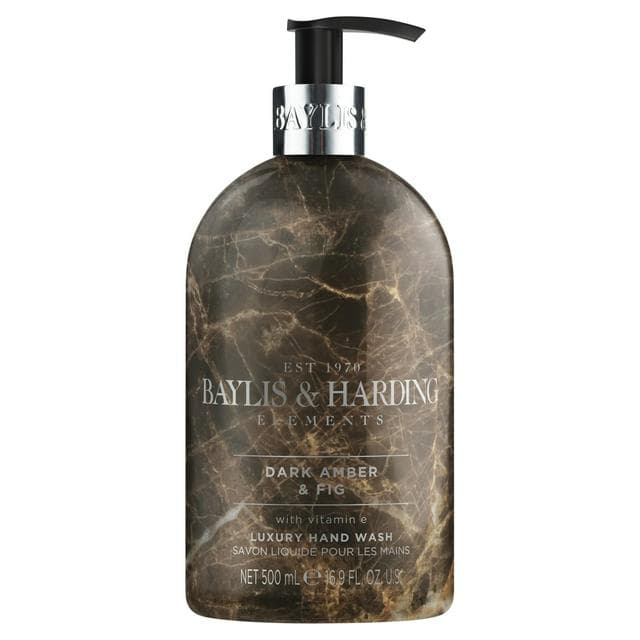 Baylis & Harding Elements Dark Amber & Fig Luxury Hand Wash 500ml - gallery image 1