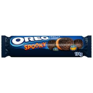 Oreo Spooky 154g Cocoa Vanilla Filling Sandwich Cookies