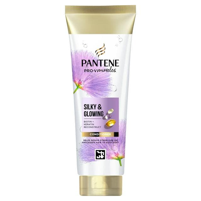 Pantene Pro-V Miracles Silky & Glowing Hair Conditioner For Dry And Damaged Hair 275ml - gallery image 1