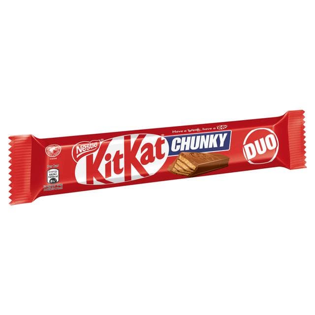 KitKat Chunky Duo Milk Chocolate Chocolate Bar 64g - gallery image 2