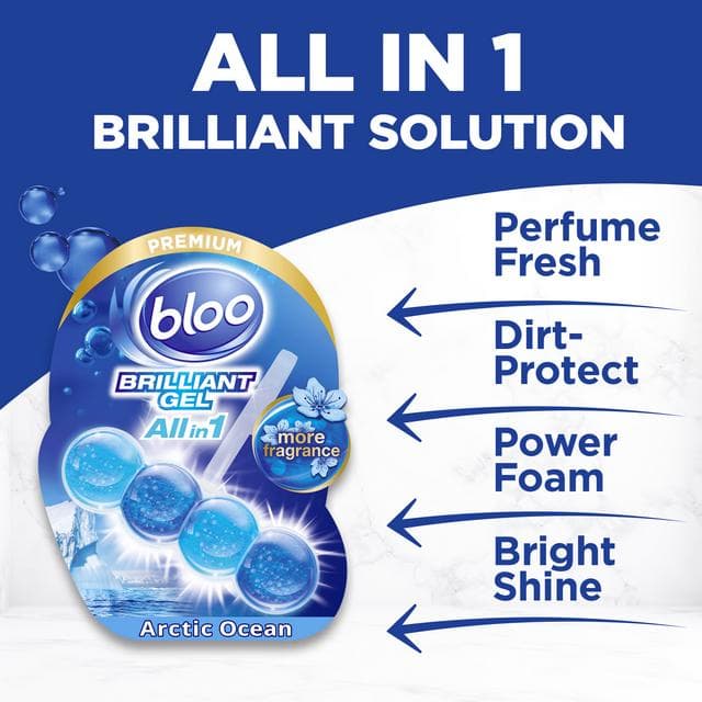 Bloo Brilliant Gel All in 1 Rim Block Arctic Ocean 42g - gallery image 2