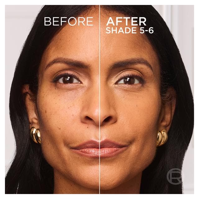 L'Oreal Paris True Match Nude Plumping Tinted Serum, 1% Hyaluronic Acid, Shade 5-6 Medium Tan - gallery image 4