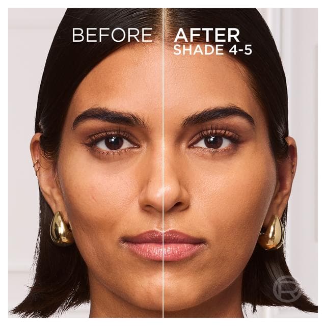 L'Oreal Paris True Match Nude Plumping Tinted Serum, 1% Hyaluronic Acid, Shade 4-5 Medium - gallery image 4