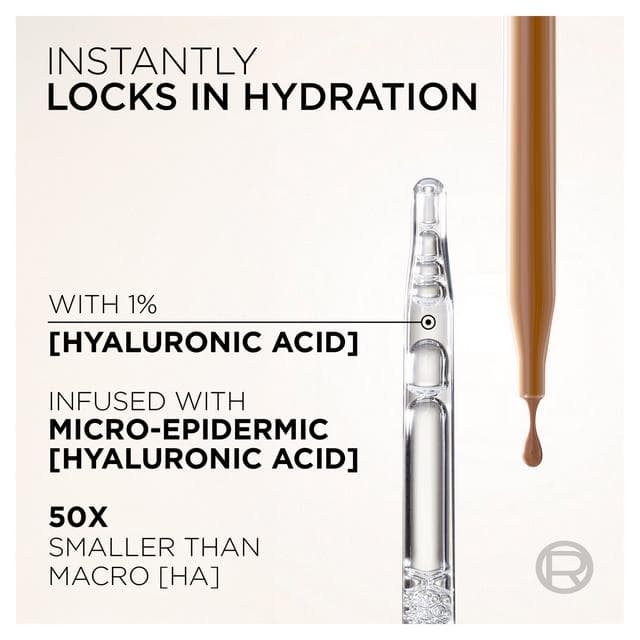 L'Oreal Paris True Match Nude Plumping Tinted Serum, 1% Hyaluronic Acid, Shade 3-4 Light-Medium - gallery image 5