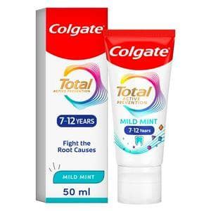 Colgate Total Active Prevention Kids 7-12 Years Mild Mint Toothpaste 50ml